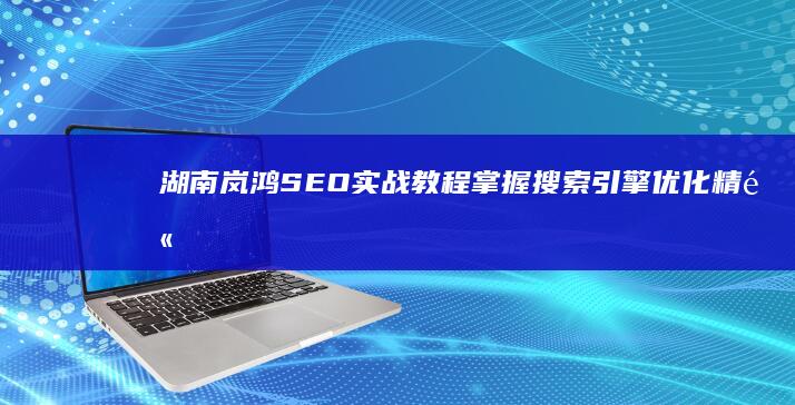 湖南岚鸿SEO实战教程：掌握搜索引擎优化精髓